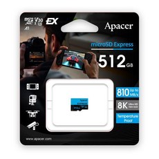 Apacer 512GB MicroSDXC U3 V30 A1 EXPRESS 810M 適用於 Switch 記憶卡, 1個