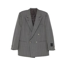 크리스찬 디올 중고 1990's 스트라이프 패턴 더블 브레스티드 블레이저