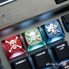 원피스 캐릭터 기계식 키보드 포인트 키캡 단일 고정밀, 세트