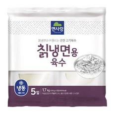 상품상세참조 면사랑 냉면육수 340g x5입 칡냉면용 1.7k, 1.7kg, 1개