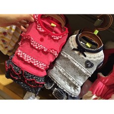 貝果貝果 日本 Pet Paradise Pretty Bouquet 花邊可拆式連身褲 [D7734] 粉, 1個, DS