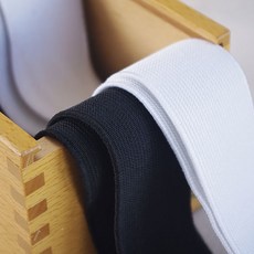 짱패브릭 (450cm)고탄력-이중직고무밴드-화이트, 40mm, 1개