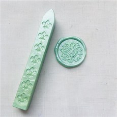 진주 화이트 핑크 씰링 왁스 레트로 스탬프 빈티지 코드 심지 웨딩 초대장용 90*10*10mm, 한개옵션1, 26 19