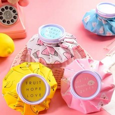 냉온 찜질주머니 골프 얼음주머니 무릎 어깨 아이스팩 찜질팩 얼음팩 냉찜질 온찜질, 얼음주머니(핑크토끼), 1개