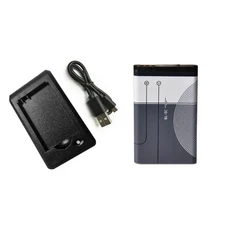 새로운 BL-5C 1020mAh 휴대 전화 배터리 Nokia 1100 6230 6600 1112 n70 n91 N-Gage 교체 충전기, 03 1pcs  1charger