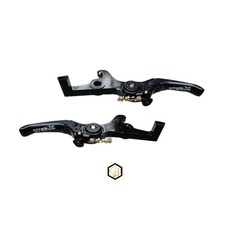 REYS 鋁合金可調式煞車拉桿 適用勁戰 七代 JETSL 機車改裝, 藍色,競技版 - 短版 (備註車種), 1個