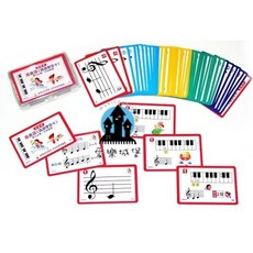 貝多芬 識譜學習卡-高音譜 音符卡 IN701