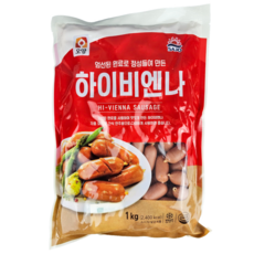 사조오양 하이비엔나 1kg 비엔나소시지 업소용 볶음용, 1개