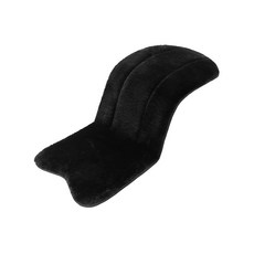 Miracle baby 인조 토끼 털이 유모차시트 쿠션, 검은색, 1개