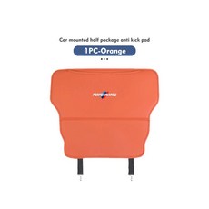 자동차 시트 백 프로텍터 킥 매트 방수 가죽 패드, 1개, 4. BMW-I-orange-1PCS