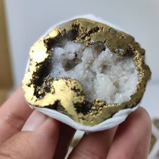 조개화석 암모나이트 화석 1 레인보우 아우라 비스무트 티타늄 실리콘 크리스탈 미네랄 뿔