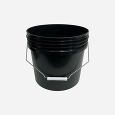 월드크린 다용도 휴대용 버킷, 12L, 블랙