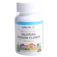 eclectic INSTITUTE 凍乾纈草西番蓮素食膠囊, 1個, 90 件