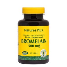 Natures Plus 鳳梨蛋白酶錠 500mg, 90顆, 1罐