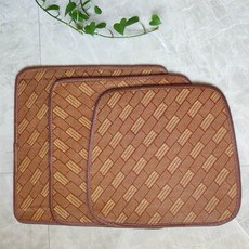 이발소 중장년 라탄 서재 의자 돗자리 방석 통풍 쿨링 단단한 시원한 등받이 대나무, 빅 스퀘어, 30x30센티