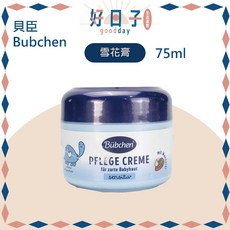 Bubchen 貝臣 嬰兒凡士林 50g, 1個, 雪花膏 75ml