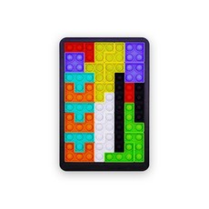 토이토 푸쉬팝 테트리스 퍼즐 푸시팝 버블 팝잇 세트, 26피스, 1개