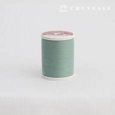 천가게 재봉실 미싱실 60수 3합 소형재봉사 100색, 63) 연한카키, 1개