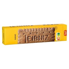 Leibniz 라이프니츠 오리지널 버터 비스킷 200g 최고의 바삭한 52개의 이빨이 있는 진짜 1개 x, 1 x 200 g, Cocoa