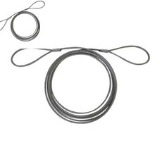 육땨 로프슬링 10mm 1M 철재로프 선회고리 낙줄 와이어로프 체인후크