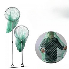 동물 포획 포획망 포획기그물망 채 구조망 고양이 그물 사육 길냥이, A.포획망 전체 길이 2.4미터