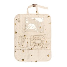 konges sløjd 車用收納包 CAR ORGANIZER，多功能汽車座椅後背收納袋，寶寶車內置物袋，平板支架, 1個, 檸檬 LEMON