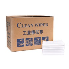工業無塵擦拭紙 吸油無塵紙 高效清潔無塵用品 P4358, 1個, 平紋25cm*35cm*300pcs/盒,661002