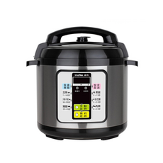 imarflex 伊瑪 5L 節能快鍋 IEC-610 壓力鍋 萬用鍋, 1個, 黑銀色
