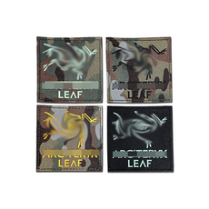 아크X릭스 LEAF 벨크로 패치 멀티캠/블랙 (야광 반사) 8x8cm, 멀티캠(빛반사), 1개