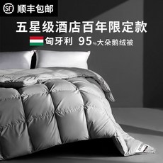 구스이불세트 거위 겨울 봄 가을 싱글 구스다운 호텔 이불 한파 겨울용 침구 코어 호텔이불, G. 그레이(플랫 120수 항균 진드기방지)