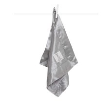 Little Giraffe 셔닐 새틴 블랭키 43.2cm x 43.2cm(17인치 x 17인치) 핑크, 실버
