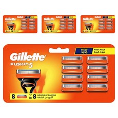 질레트 퓨전 5 면도날, 4개, 8개입