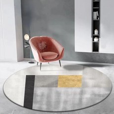 수입카페트 북유럽 거실 매트 원형 라운드 카펫 조명 럭셔리 장식 걸이식 의자 회전 러그 침실 드레서 클로크룸