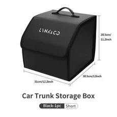 유니버설 자동차 트렁크 접이식 파우치 박스 정리 가방 LYNK&CO 01 05 03 09 02 04 06 07 08 PHEV 09 MHEV, 06 S-black-1PCS, 01 China Mainland