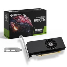 SOYO GeForce RTX 3050 6GB Low Profile Graphics Card GDDR6 96-Bit HDMI 2.1DisplayPort 1.4a PCI Expr