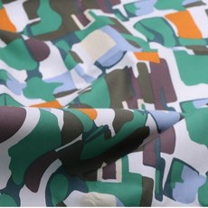 CRT 066 탐나요 순면 테라믹스 패턴 패브릭 무늬 원단 코튼 대폭 천, 1개, 그린