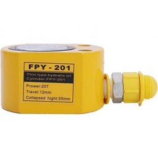톤수 20T의 얇은 타입 유압 실린더 FFY-201 유압 잭 펌프 없이 12mm 작업 이동 가능, 톤수 20T의 얇은 타입 유압 실린더 FFY-201 유