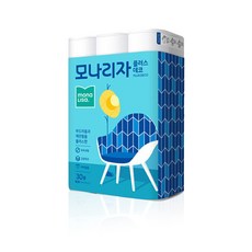 모나리자 녹스 플러스 데코 화장지 27m, 30롤, 1개