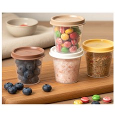 파이브K 미니 다용도 밀폐 소스 양념통 4P, 4개, 1세트