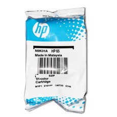 HP 65 原廠墨水匣 適用於HP 3700 3720 3721 3722 3723 3724 3730 3732 3733型號印表機, HP65 彩色（165頁）, 1個