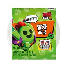 브롤 스파이크 말차푸딩, 2개, 90g