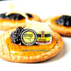 스페인 냉장 페스캐비어 55g 훈제청어알와 오징어먹물, 1개