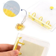 초아디자인 미니 링바인더 케이스 3공바인더, 그린