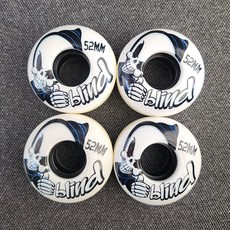 Blind 雙翹輪 52mm 83A 滑板刷街碗池全能軟輪, 如圖所示, 1個