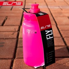 엘리트 플라이 자전거 물통 운동 스포츠 물병, 1개, 550ml, FLOU PINK