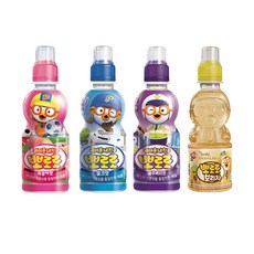 뽀로로음료 4종 24개세트(복숭아6+밀크6+블루베리6+보리차6), 1개, 5.55L