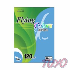 투요 플라잉칼라 바다 A4 20매 펜시페이퍼 컬러용지 칼라색지