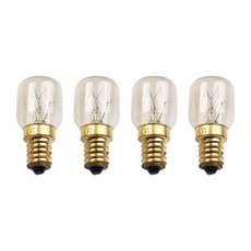 4PCS E14 소금 램프 글로브 전구 25W 240V 냉장고 오븐 교체 빈티지 백열, [05] 4PCS 25W B