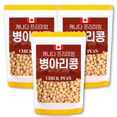 The큰나무 프리미엄 캐나다산 병아리콩 최신통관, 3개, 3kg