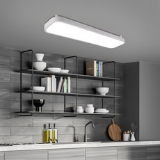 원하 LED 씬미러 주방등 30W, 화이트 + 주광색